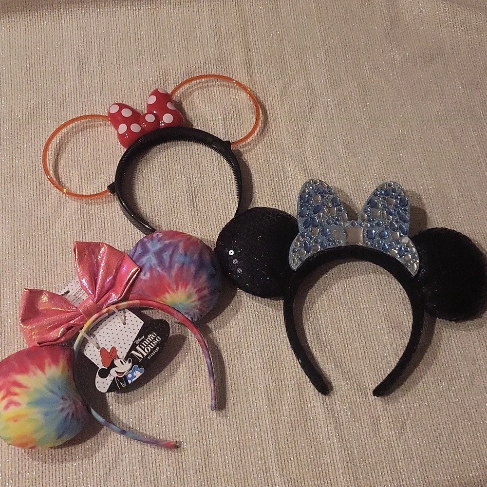 Disney Parks Mini Mouse (3) headbands